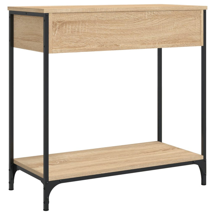 Tavolino Consolle-Tavolino da soggiorno-Tavolo Rovere Sonoma 75x34,5x75cm Legno Multistrato 532353