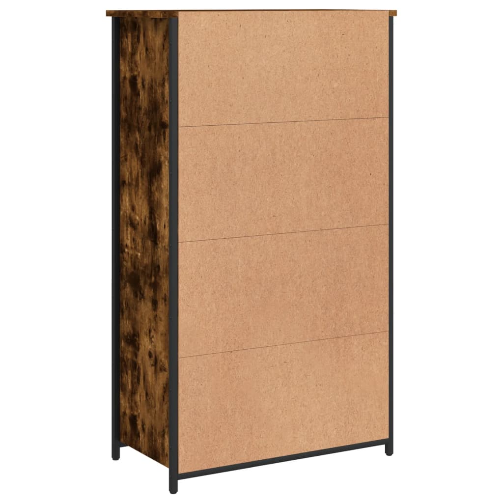 Credenza cassettiera mobile contenitore organizer cucina soggiorno salotto alto 62 x 32 x 1065 cm legno ingegnerizzato marrone 02_0033380