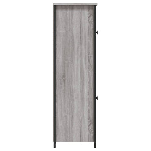 Credenza Grigio Sonoma 62x32x106,5 cm in Legno Multistrato 834208