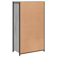 Credenza Grigio Sonoma 62x32x106,5 cm in Legno Multistrato 834208