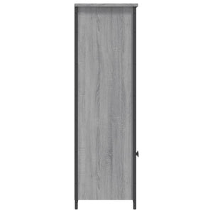 Credenza Grigio Sonoma 62x32x103,5 cm in Legno Multistrato 834218
