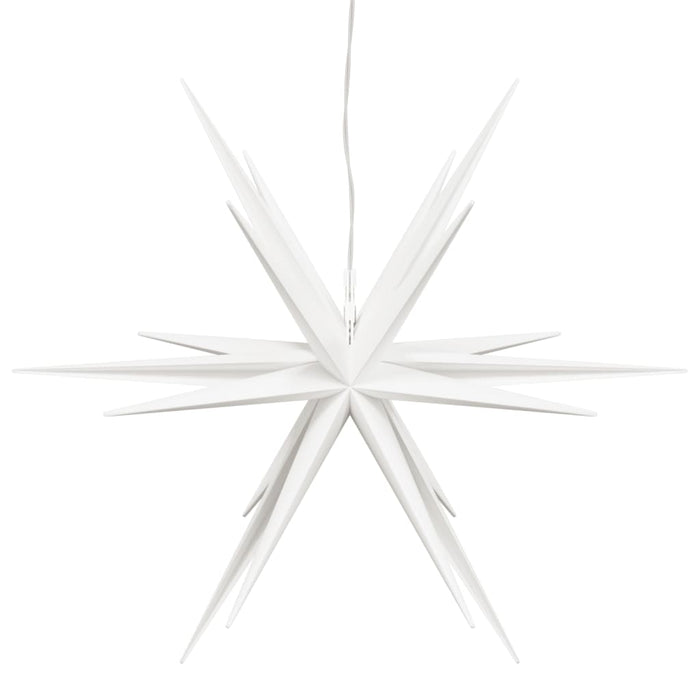 vidaXL Luce di Natale con LED Pieghevole Bianca 43 cm