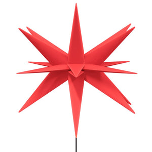 Luce di Natale con Picco Terra e LED Pieghevole Rossa 57 cm 356190