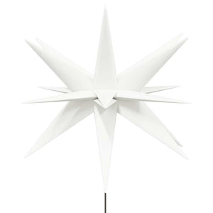 Luce di Natale con Picco Terra e LED Pieghevole Bianca 57 cm 356191