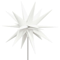 Luce di Natale con Picco Terra e LED-Luci decorative natalizie Pieghevole Bianca 57 cm
