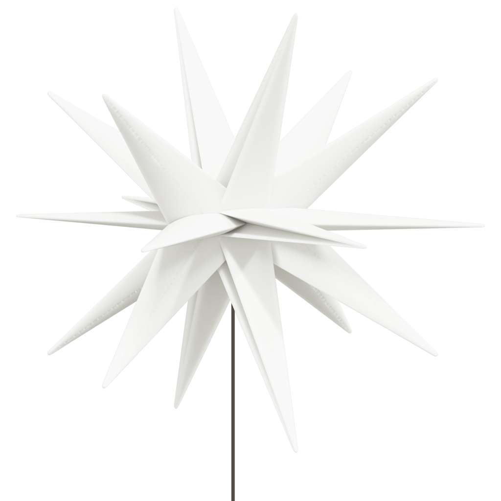 Luce di Natale con Picco Terra e LED Pieghevole Bianca 57 cm 356191