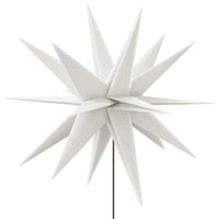 Luce di Natale con Picco Terra e LED-Luci decorative natalizie Pieghevole Bianca 57 cm