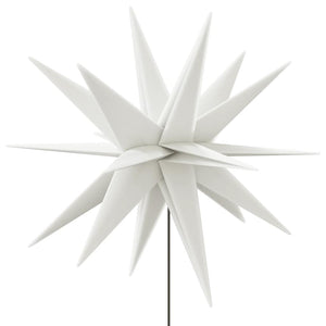 Luce di Natale con Picco Terra e LED-Luci decorative natalizie Pieghevole Bianca 57 cm