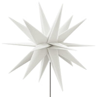 Luce di Natale con Picco Terra e LED Pieghevole Bianca 57 cm 356191