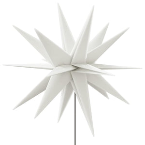 Luce di Natale con Picco Terra e LED Pieghevole Bianca 57 cm 356191