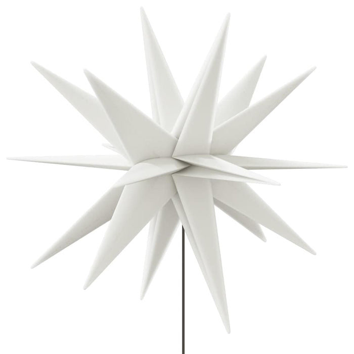 Luce di Natale con Picco Terra e LED Pieghevole Bianca 57 cm 356191