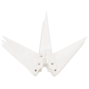 Luce di Natale con Picco Terra e LED Pieghevole Bianca 57 cm 356191