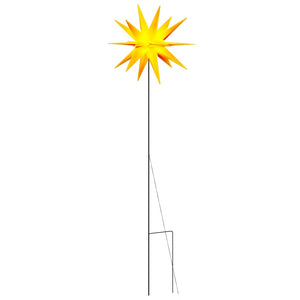 Luce di Natale con Picco Terra e LED Pieghevole Gialla 57 cm 356192