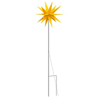 Luci di Natale con Picchi e LED 3 pz Pieghevoli Gialle 35 cm 356201