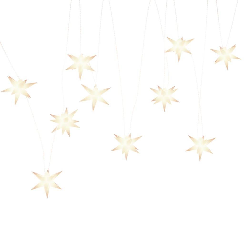 Luci di Natale 10 LED Bianche 10 cm 356203