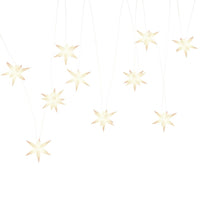 Luci di Natale 10 LED Bianche 10 cm 356203