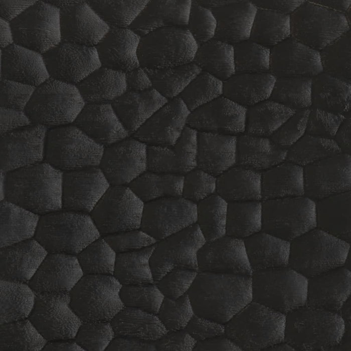 Credenza Nera 40x33x75 cm in Legno Massello di Mango 356842