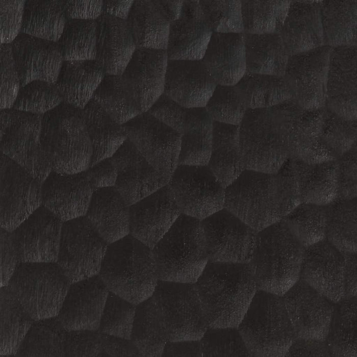 Credenza Nera 80x33x75 cm in Legno Massello di Mango 356846