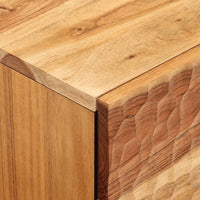 Comodini 2pz 40x33x46 cm in Legno Massello di Acacia 356852