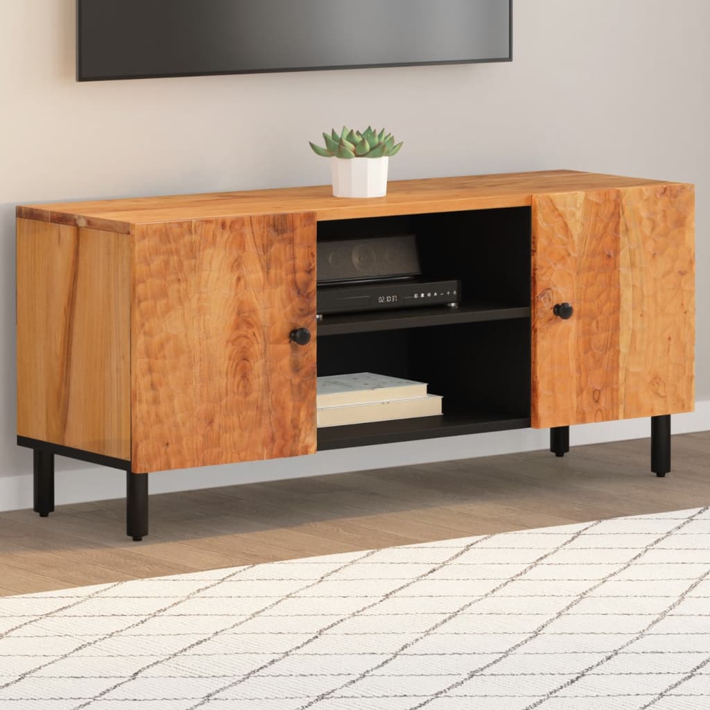 Mobile Porta TV-Mobile per TV-Credenza TV 105x33x46 cm in Legno Massello di Acacia 342073
