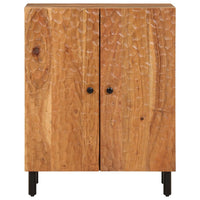 Credenza-Buffet-Armadio da cucina 60x33x75 cm in Legno Massello di Acacia 698011