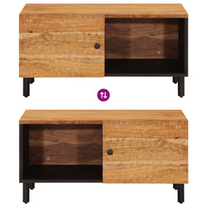 Tavolino da Salotto-Tavolino da soggiorno-Tavolo 80x50x40 cm Legno Massello di Acacia 579571