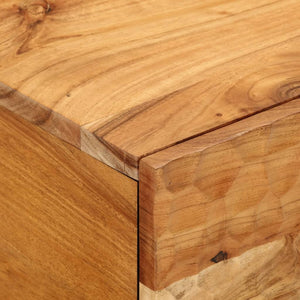 Tavolino da Salotto-Tavolino da soggiorno-Tavolo 80x50x40 cm Legno Massello di Acacia 579571