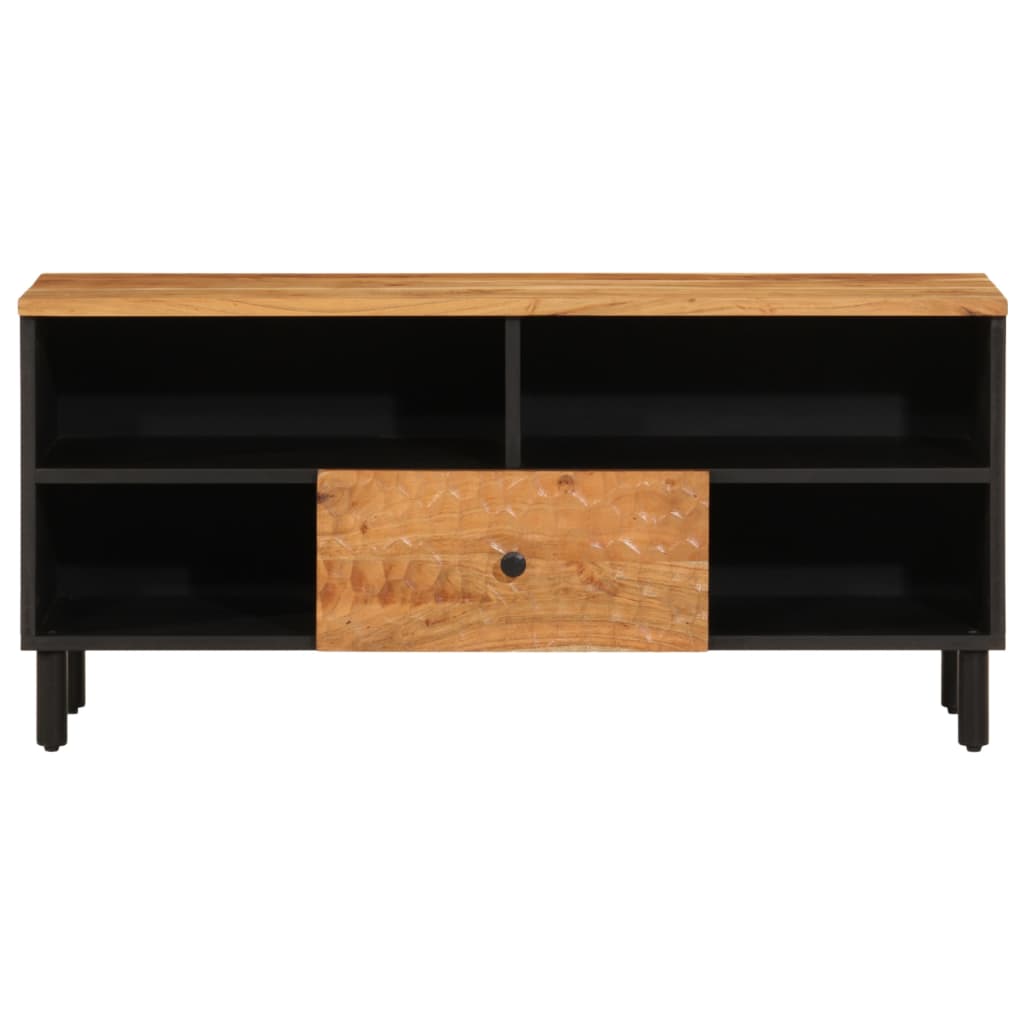 Mobile Porta TV-Mobile per TV-Credenza TV 100x33x46 cm in Legno Massello di Acacia 222525