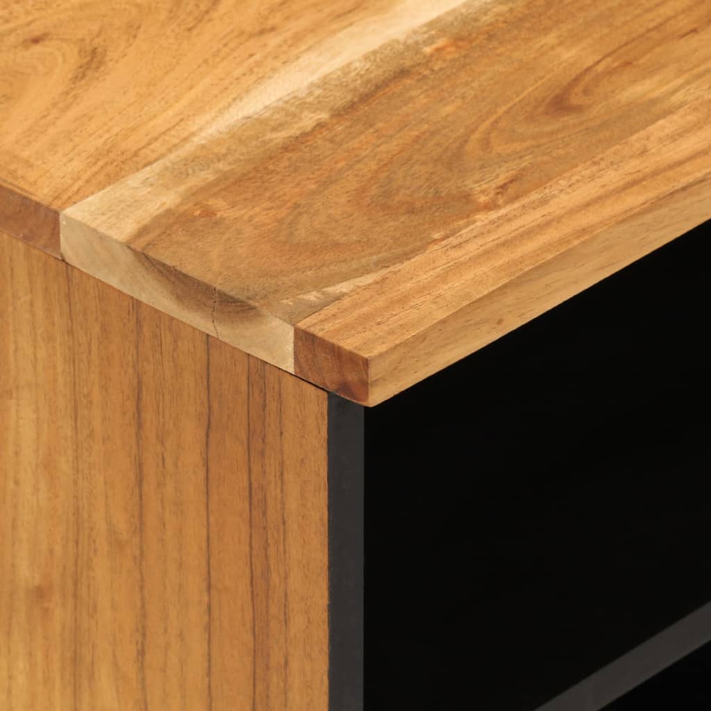 Mobile Porta TV-Mobile per TV-Credenza TV 100x33x46 cm in Legno Massello di Acacia 222525