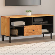Mobile Porta TV-Mobile per TV-Credenza TV 100x33x46 cm in Legno Massello di Acacia 222525