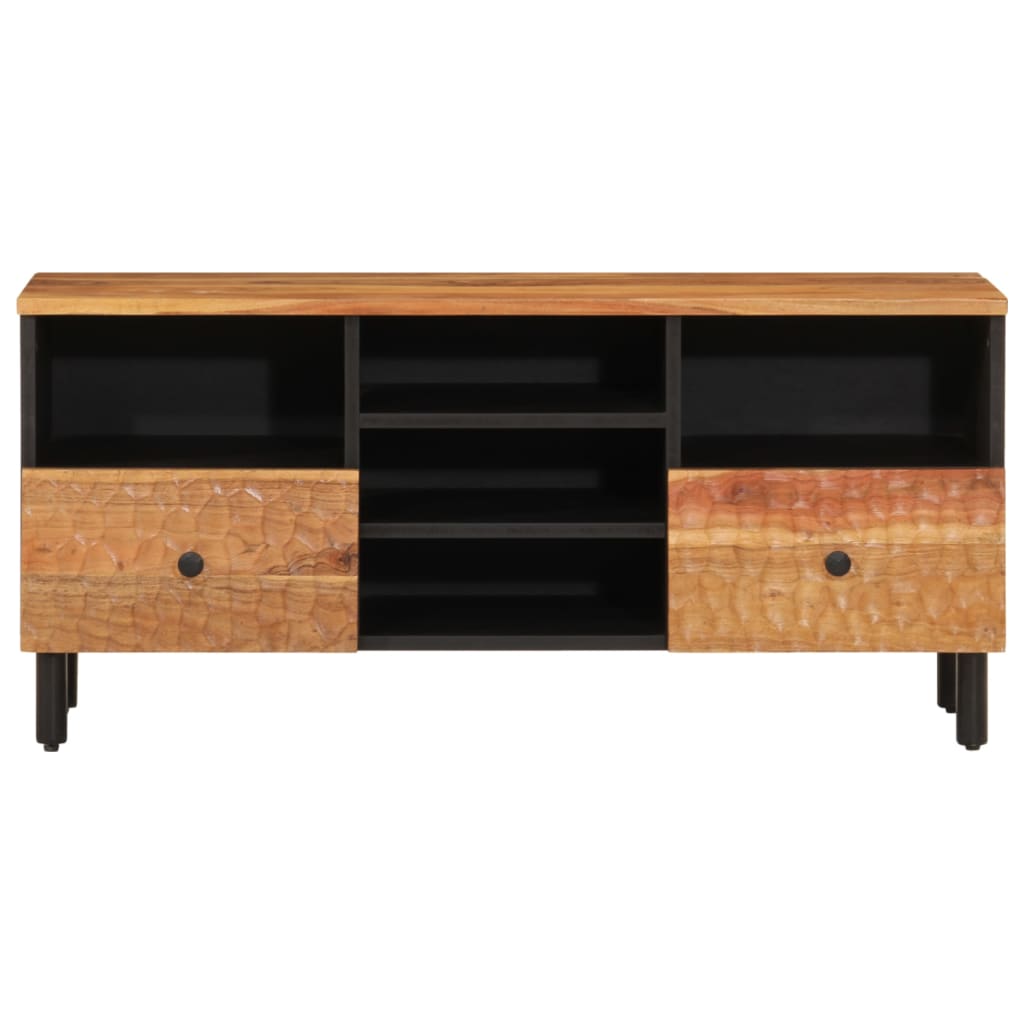 Mobile Porta TV-Mobile per TV-Credenza TV 100x33x46 cm in Legno Massello di Acacia 218832