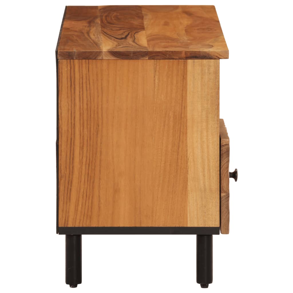 Mobile Porta TV-Mobile per TV-Credenza TV 100x33x46 cm in Legno Massello di Acacia 218832