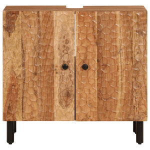 Mobile Lavabo da Bagno 62x33x58cm in Legno Massello di Acacia 356874