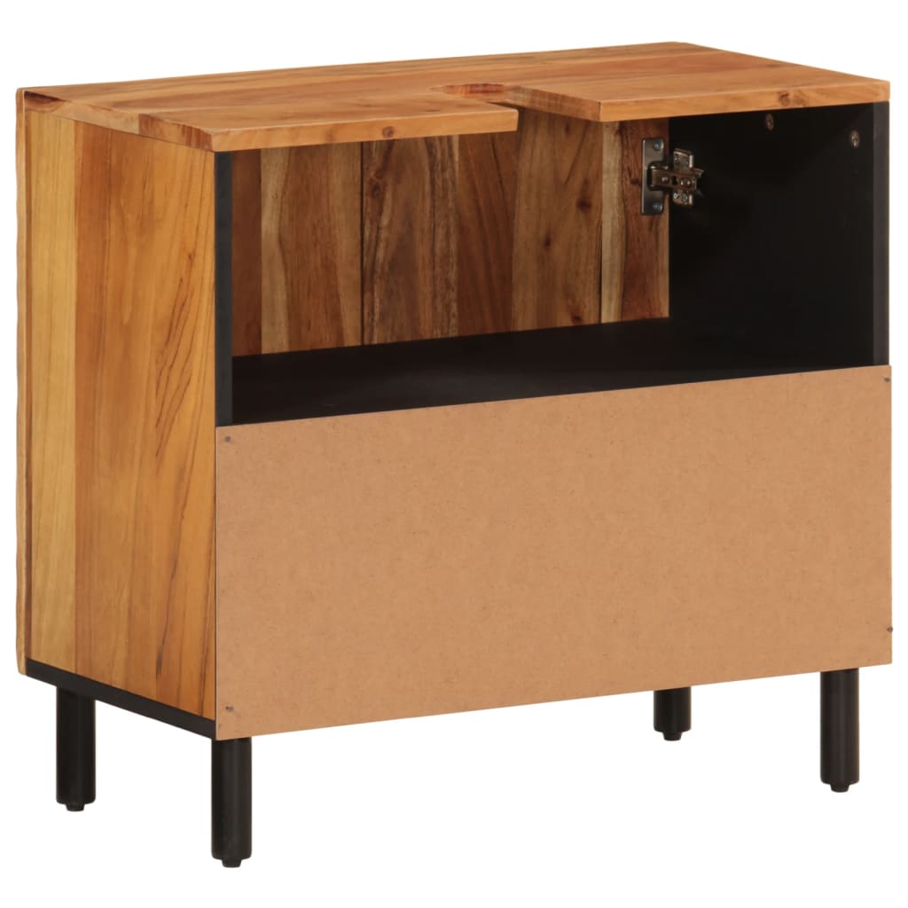Mobile Lavabo da Bagno 62x33x58cm in Legno Massello di Acacia 356874