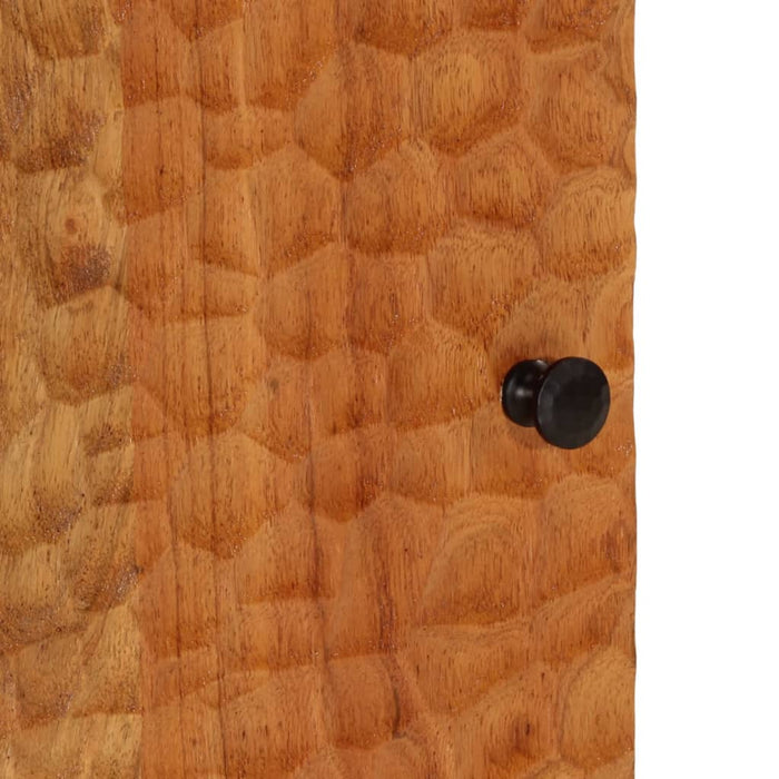 Mobile da Bagno a Parete 38x33x48cm in Legno Massello di Acacia 356875