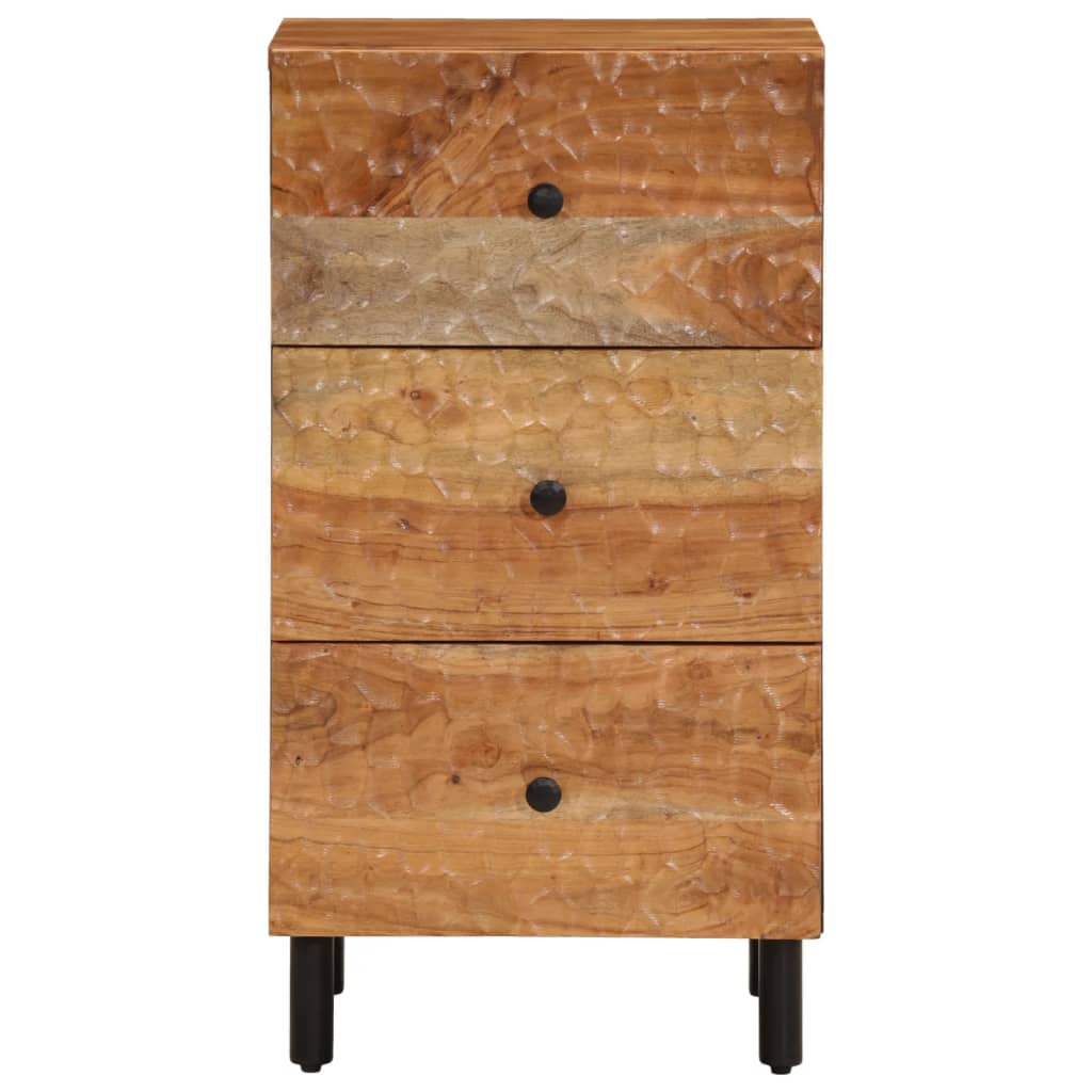 Credenza 40x33x75 cm in Legno Massello di Acacia 356878