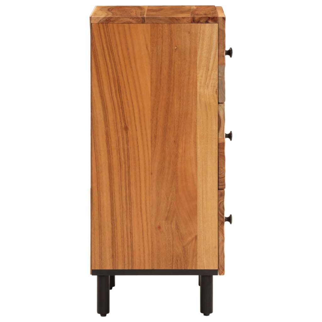 Credenza 40x33x75 cm in Legno Massello di Acacia 356878