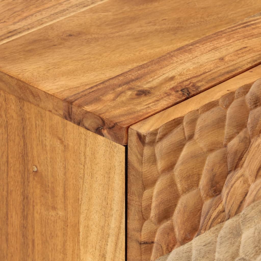 Credenza 40x33x75 cm in Legno Massello di Acacia 356878