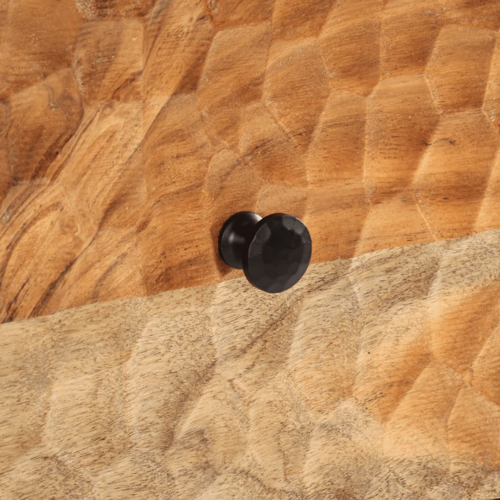 Credenza 40x33x75 cm in Legno Massello di Acacia 356878