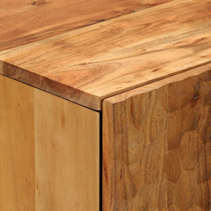 Credenza 40x33x75 cm in Legno Massello di Acacia 356879