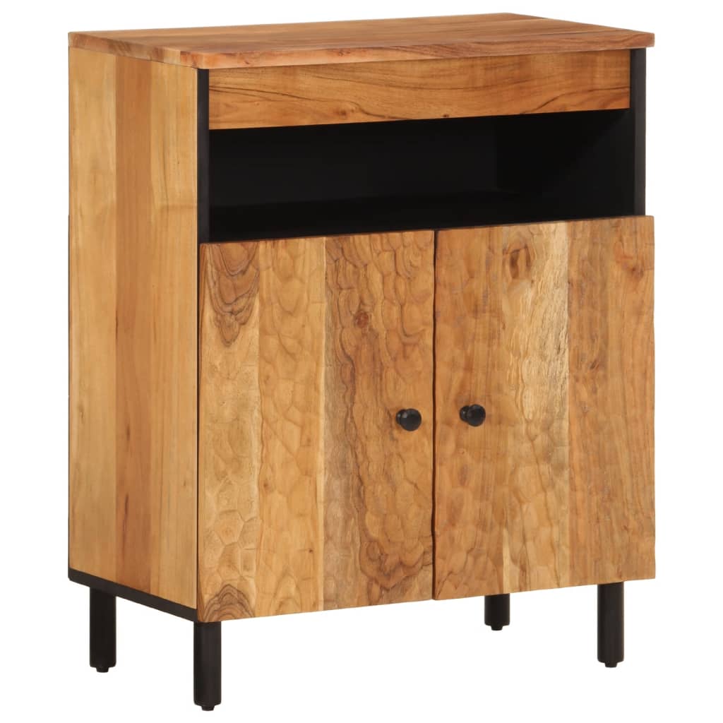 Credenza 60x33x75 cm in Legno Massello di Acacia 356880