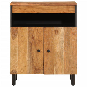 Credenza 60x33x75 cm in Legno Massello di Acacia 356880
