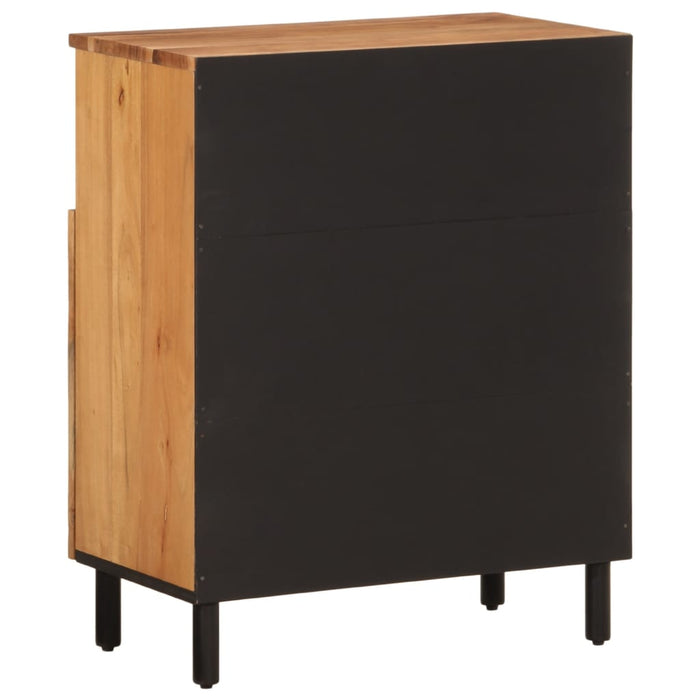 Credenza 60x33x75 cm in Legno Massello di Acacia 356880