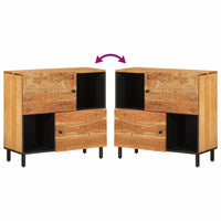 Credenza 80x33x75 cm in Legno Massello di Acacia 356882