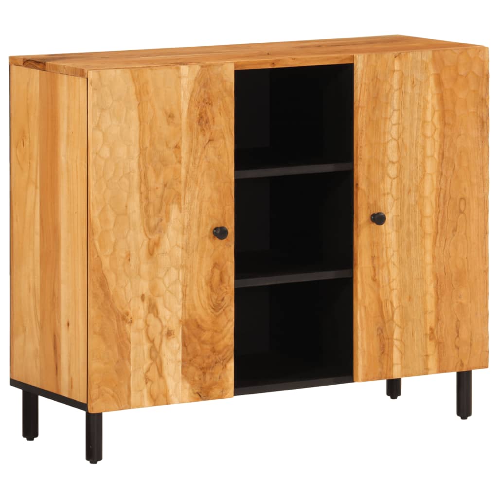 Credenza 90x33x75 cm in Legno Massello di Acaciacod mxl 110609