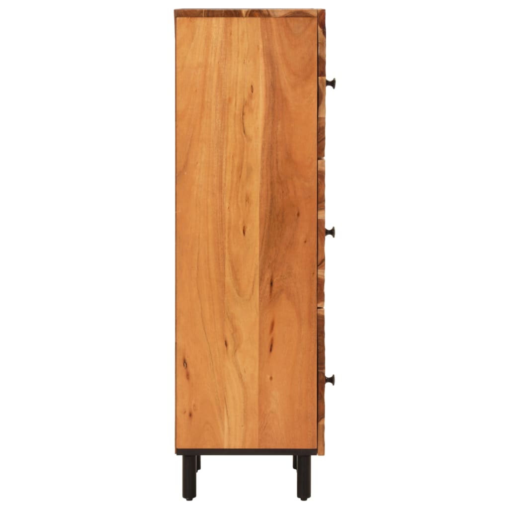 Credenza 40x33x110 cm in Legno Massello di Acacia 356884
