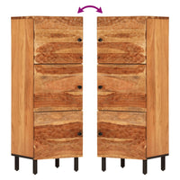 Credenza 40x33x110 cm in Legno Massello di Acacia 356884