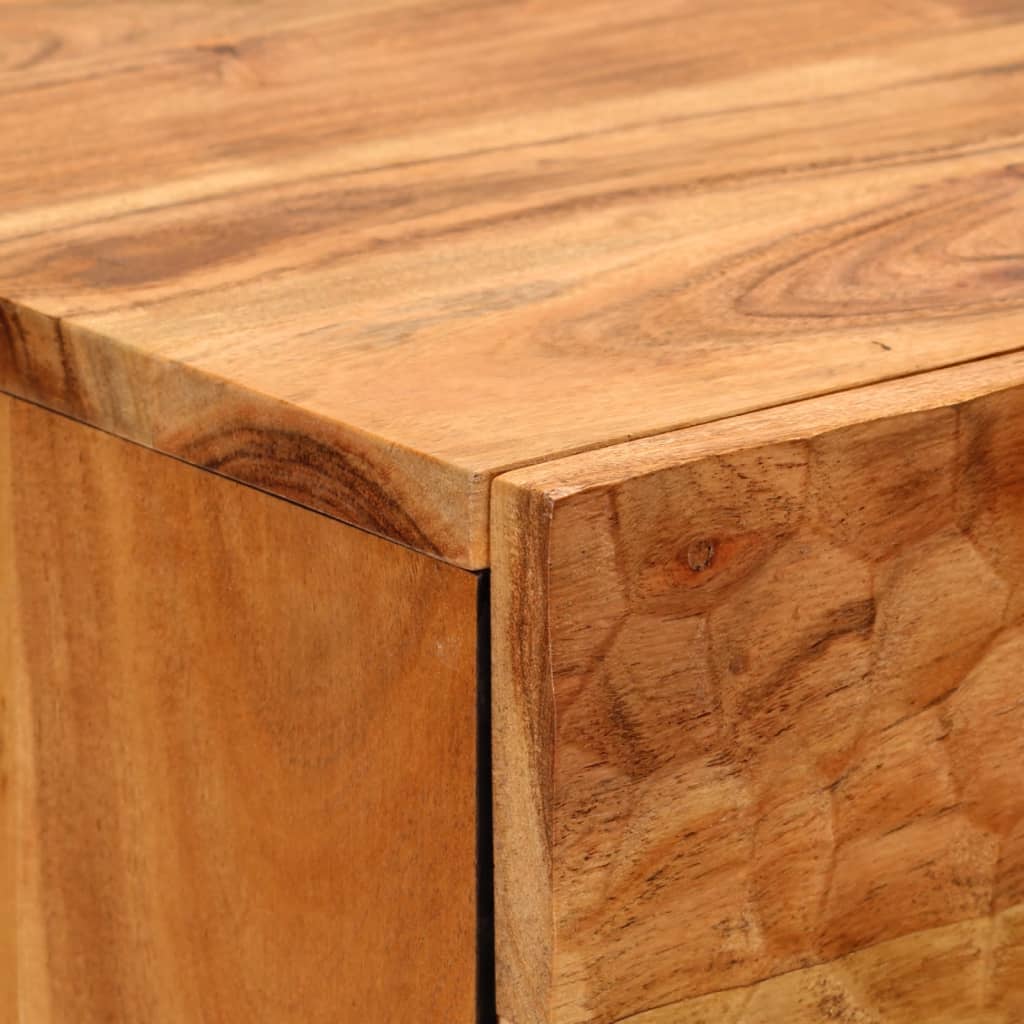 Credenza 40x33x110 cm in Legno Massello di Acacia 356884