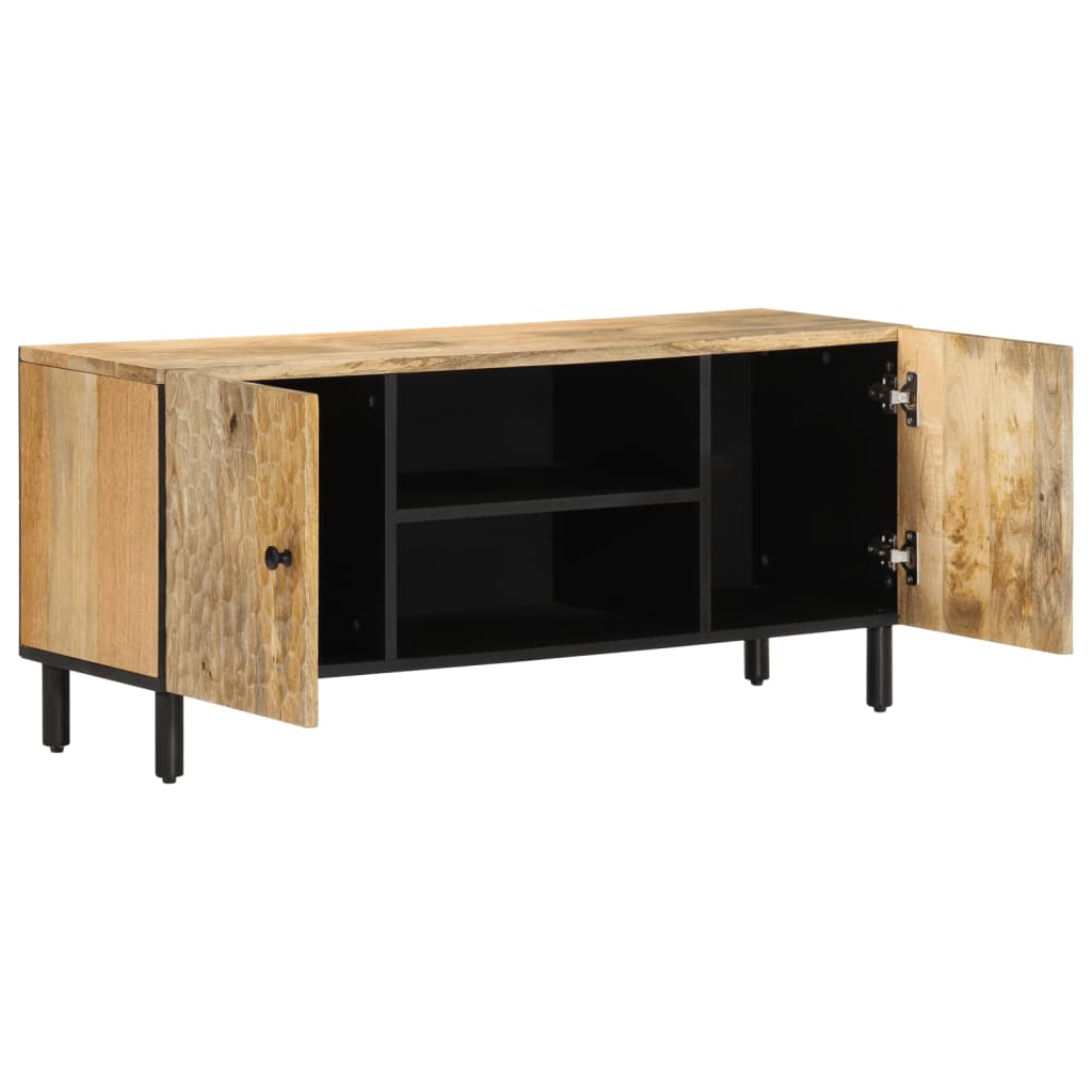 Mobile Porta TV 105x33x46cm in Legno Massello di Mango 356891