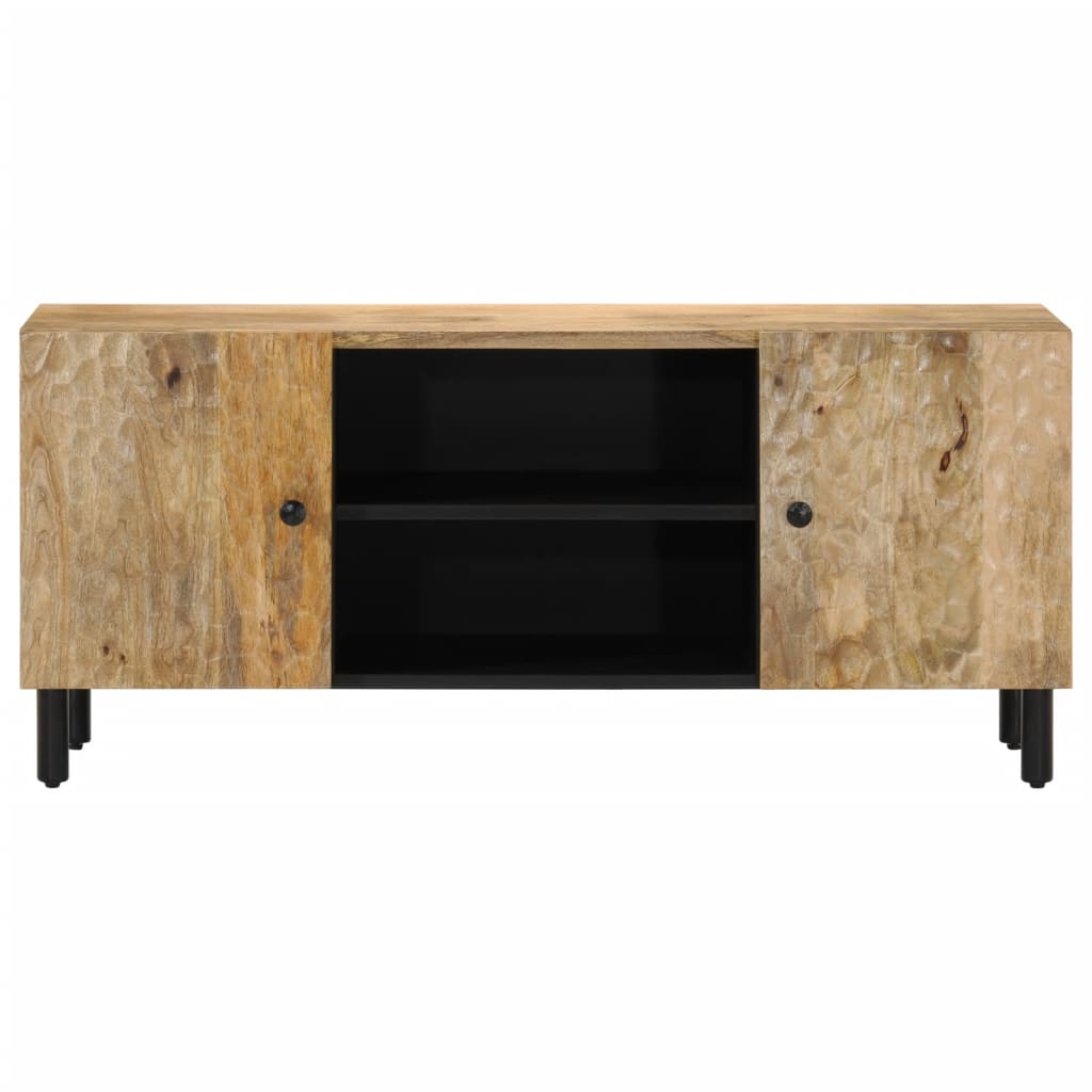Mobile Porta TV 105x33x46cm in Legno Massello di Mango 356891